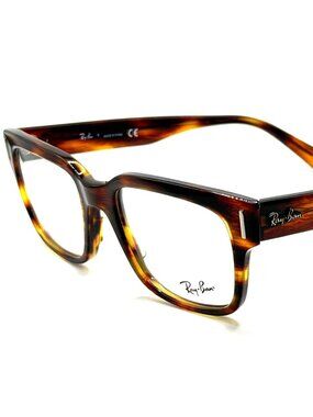 NEW RAY BAN RB 5388 2144 Stripped Red Havana Unisex 53mm 20 150